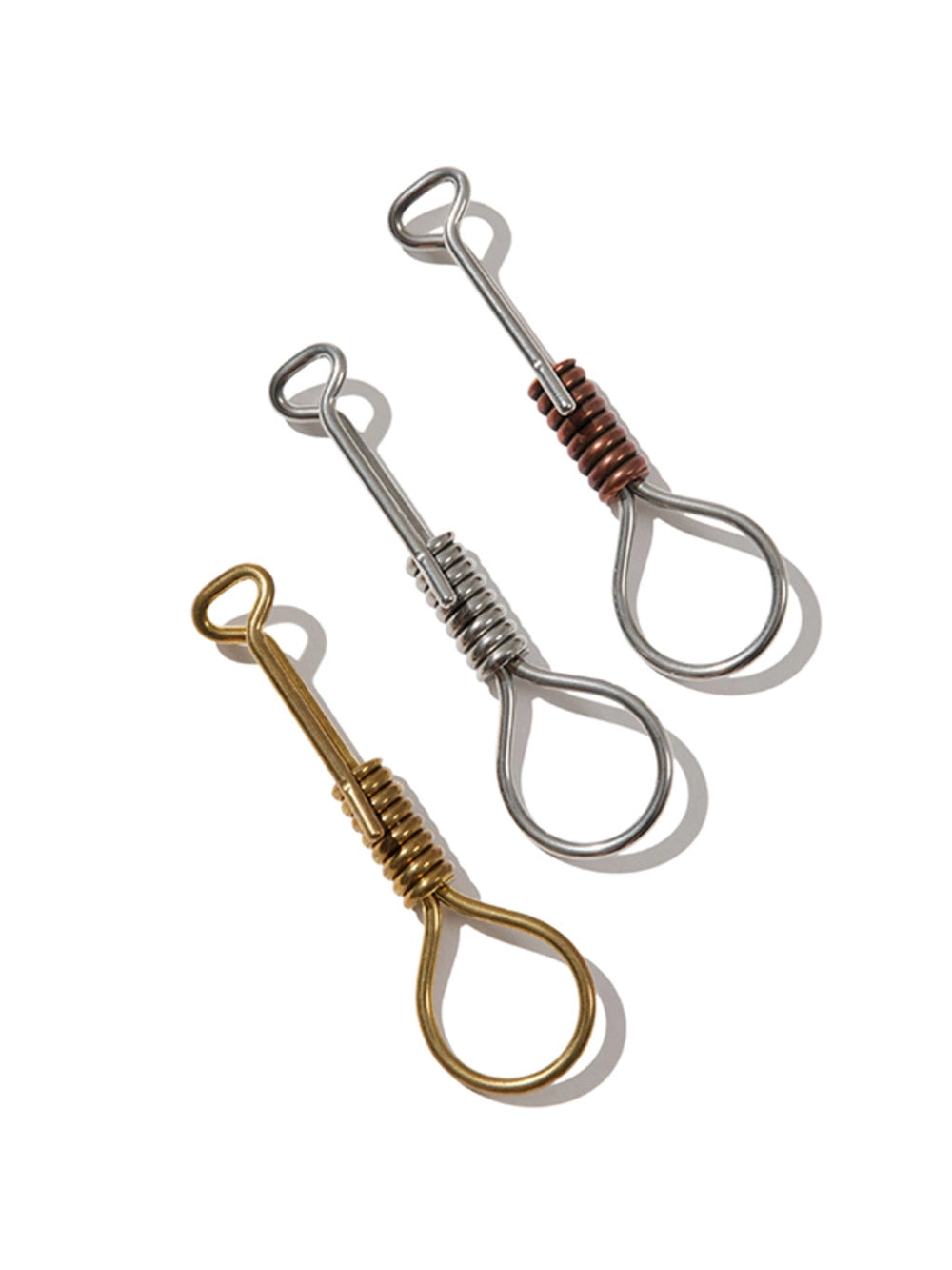 Roped Stainless Steel Key Chain