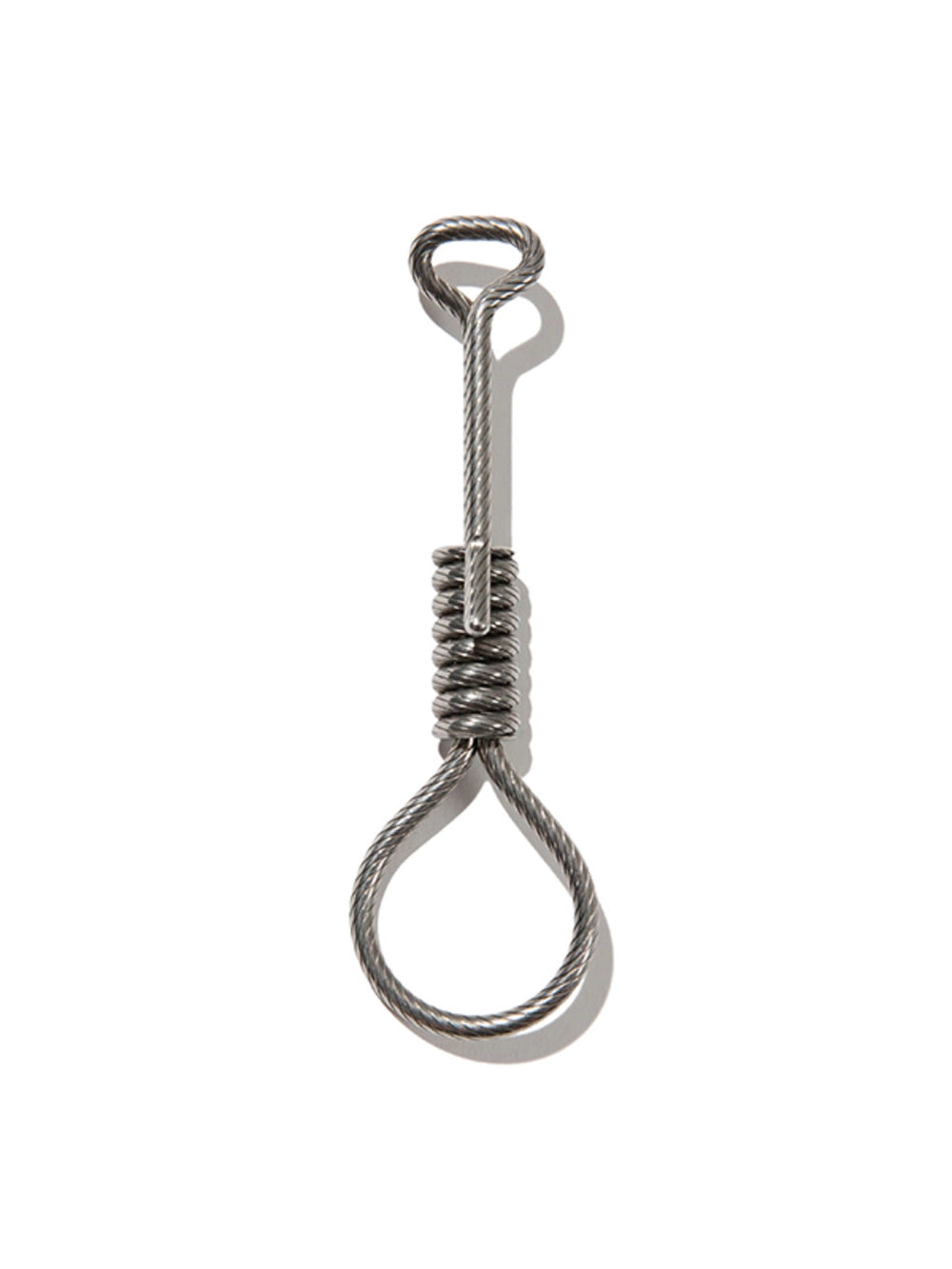 Roped Stainless Steel Key Chain