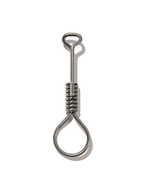 Roped Stainless Steel Key Chain